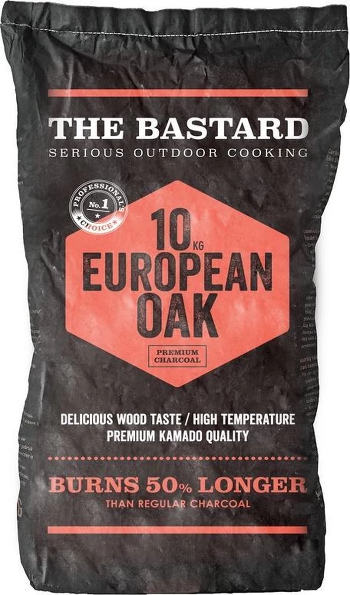 The Bastard Houtskool European Oak 10 KG 1 The Bastard Houtskool European Oak 10 KG
