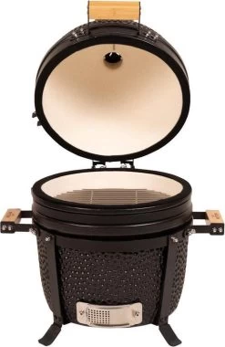 Patton Kamado 15" - Tafel Model - Keramische Barbecue - Premium Black - Medium - Compleet - Mat Zwart -Keukengrill Winkel 780x1200 1