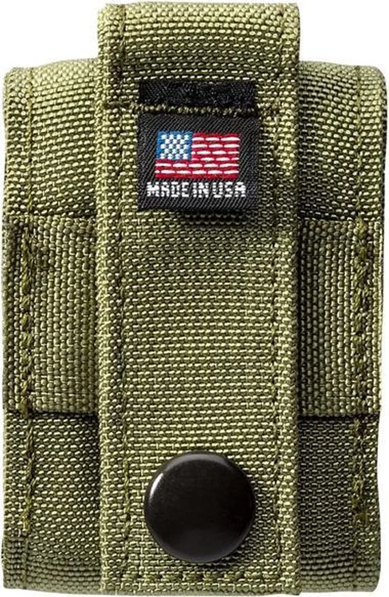 Zippo Tactical Molle Pouch / Hoes En Black Crackle Benzine Aansteker Geschenk Set OD Green 5 Zippo Tactical Molle Pouch / Hoes En Black Crackle Benzine Aansteker Geschenk Set OD Green - Afbeelding 5