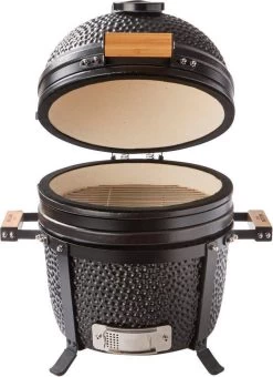 Patton Kamado 15" - Tafel Model - Keramische Barbecue - Premium Black - Medium - Compleet - Mat Zwart -Keukengrill Winkel 873x1200