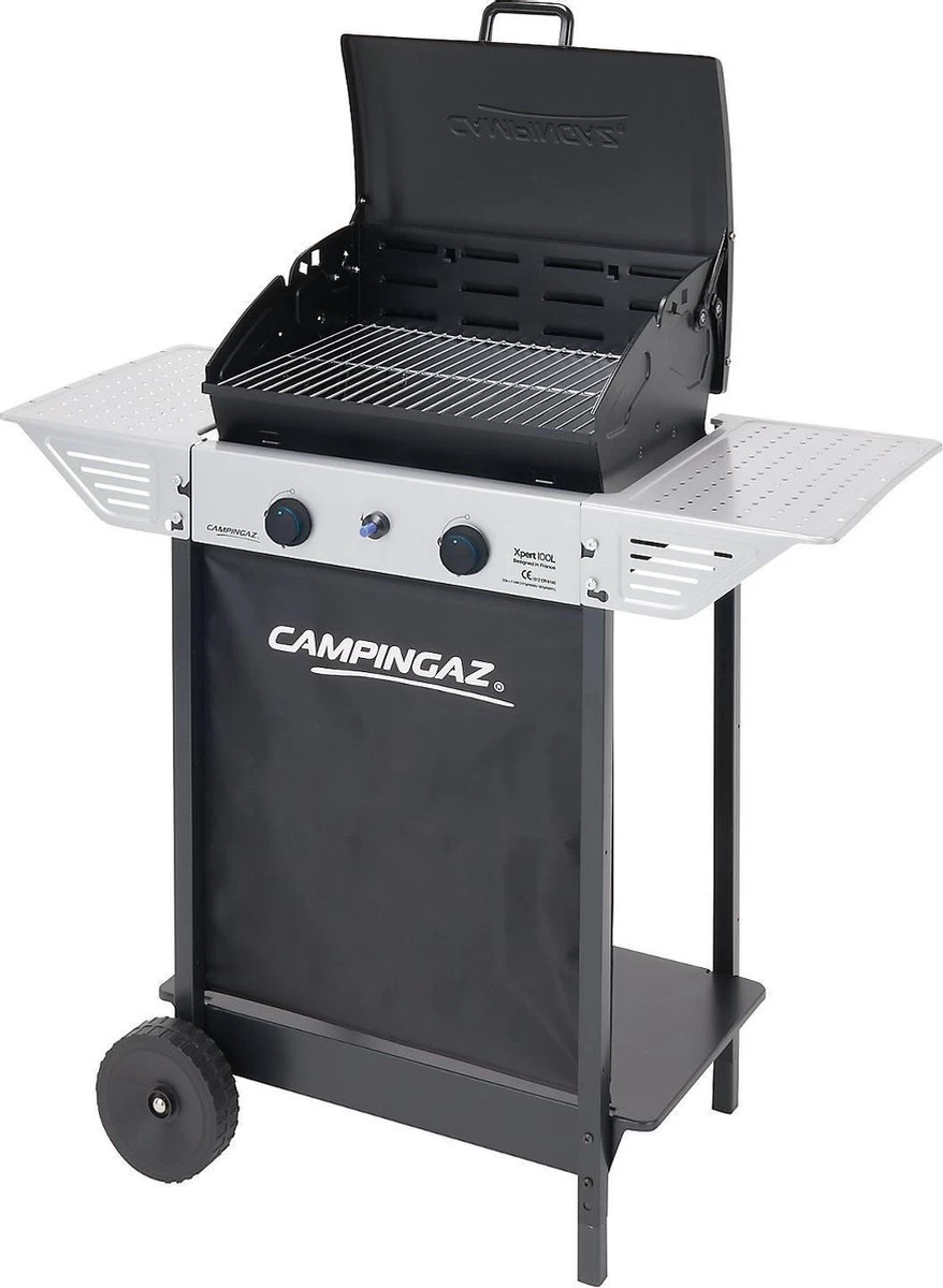 Campingaz Xpert 100 L Gasbarbecue - BBQ - 2-Branders - Grijs/zwart 4 Campingaz Xpert 100 L Gasbarbecue - BBQ - 2-Branders - Grijs/zwart - Afbeelding 4