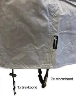 COVER UP HOC Diamond Bbq Hoes Rond - 70x80 Cm - Waterdicht Met Stormbanden En Trekkoord - Geschikt Voor O.a. Kamado, Big Green Egg, Grill Guru, The Bastard, Patton,Weber -Keukengrill Winkel 900x1200 10