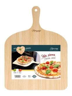 ETNA Pizza Set - Grote Pizzasteen & GRATIS Pizzaschep - 30 Cm X 38 Cm - Echt Italiaanse Pizzasteen - Broodbaksteen - BBQ Pizzasteen - Gemaakt Van Lavasteen Uit De Etna - Non-stick - Eppicotispai -Keukengrill Winkel 901x1200 1