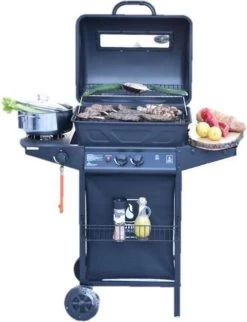 Halifax Gasbarbecue 5,5 KW - Buitenkeuken Met Lavasteen Grillplaat En Gaspit - 100x98 Cm -Keukengrill Winkel 921x1200 3