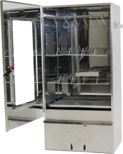 2-L Home & Garden XL Rookoven - RVS - 80x40x28 Cm - 3 Etages -Keukengrill Winkel 958x1200